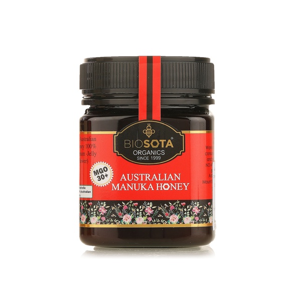 Biosota Organics manuka honey MGO 30+ 250g - Waitrose UAE & Partners - 9350290000336