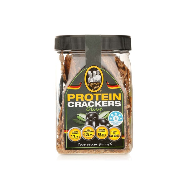 Herman Brot protein crackers olive 200g - Waitrose UAE & Partners - 9356186000015