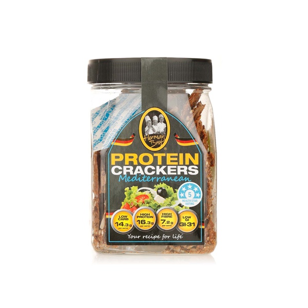 Herman Brot protein crackers Mediterranean 200g - Waitrose UAE & Partners - 9356186000022