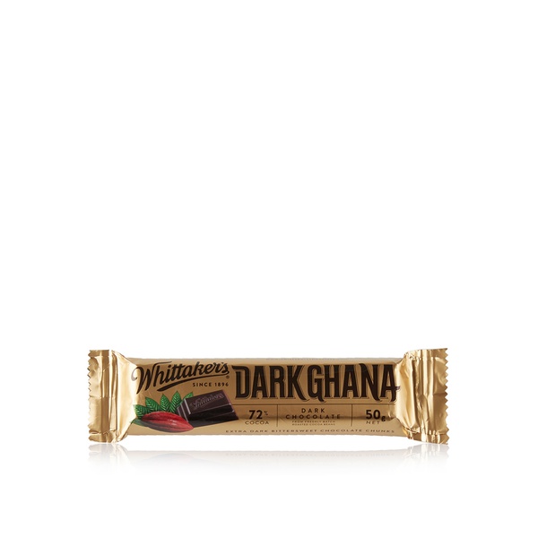 Whittaker's Dark Ghana chocolate 50g - Waitrose UAE & Partners - 9403142001361