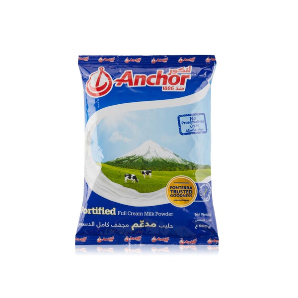 Anchor fortified full cream milk powder bag 900g - Waitrose UAE & Partners - 9415007017134