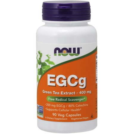 NOW Supplements EGCg Green Tea Extract 400 mg Free Radical Scavenger* 90 Veg Capsules - 951163126888