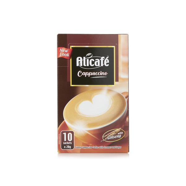 Alicafe power root cappuccino with ginseng 10s (20g each) - Waitrose UAE & Partners - 9555021503340