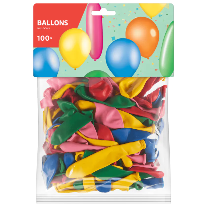 Luftballons bunt 100 Stück - 9557869022519